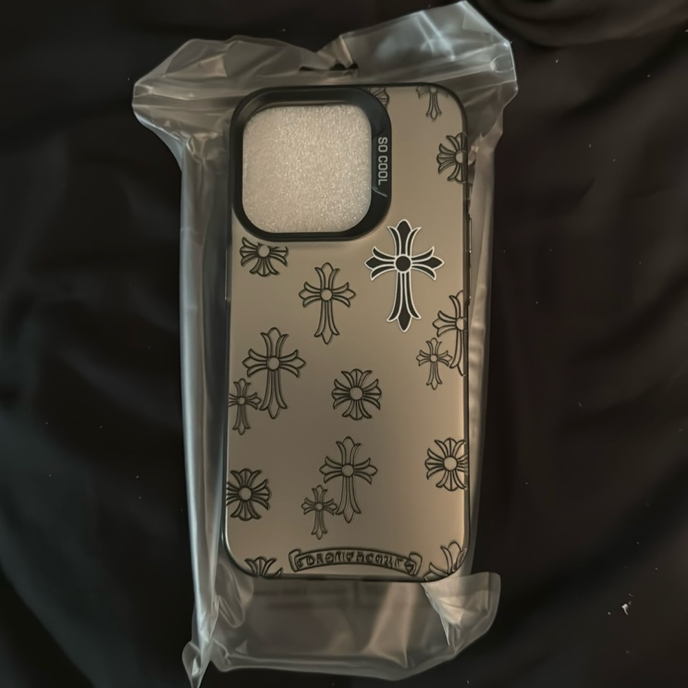 Chrome hearts inspired iPhone 15 pro cases. NWT.